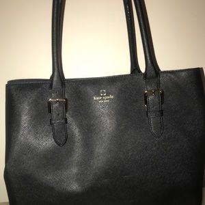 Authentic black leather Kate Spade bag